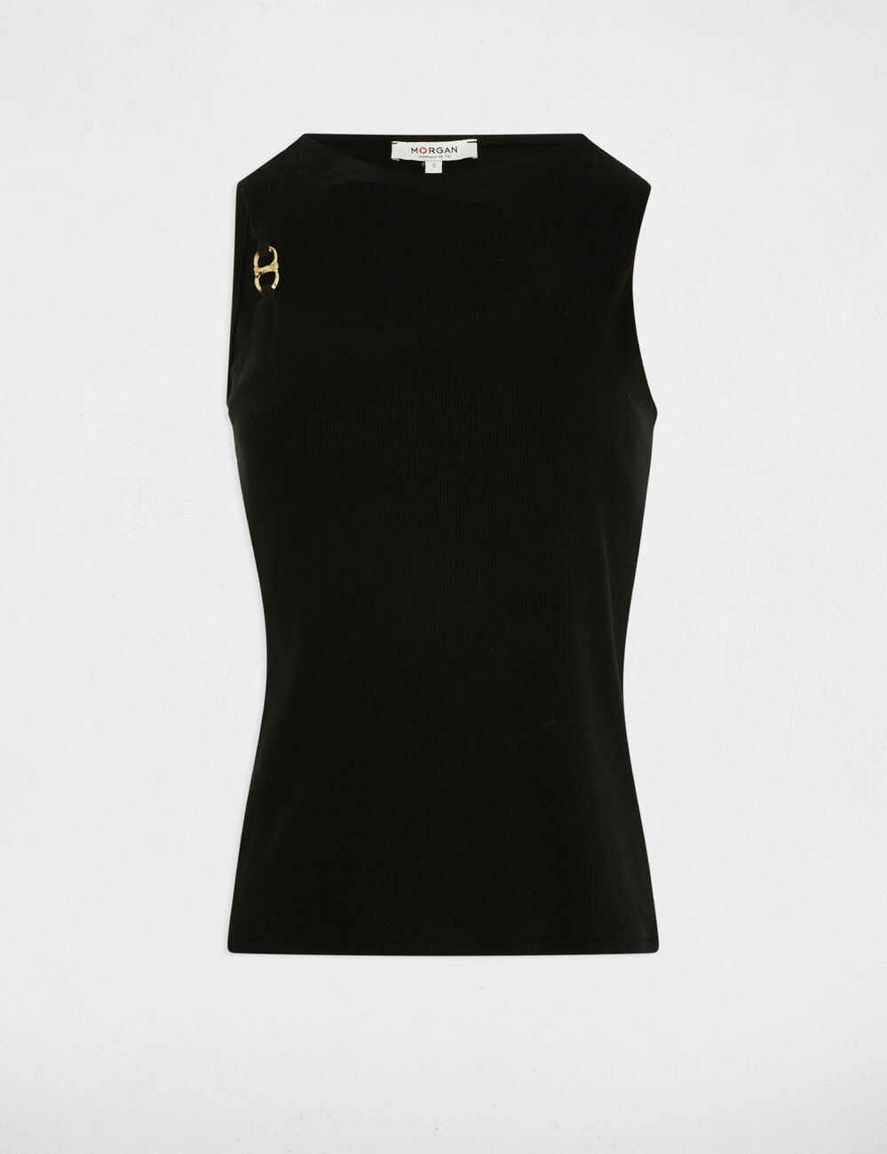Ärmelloses T-shirt schwarz damen