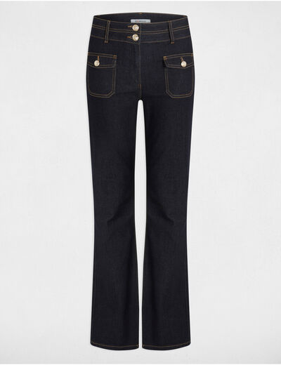 Jeans bootcut bleu femme