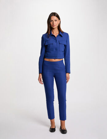 7/8-Zigarettenhose elektrisch blau damen