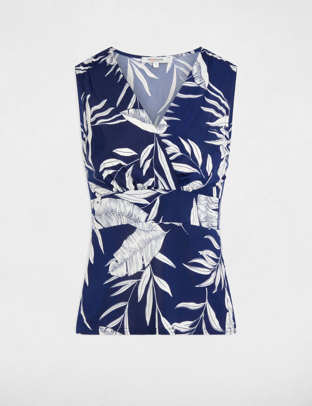 Figurbetontes t-shirt mit Ausschnitt mehrfarbig damen