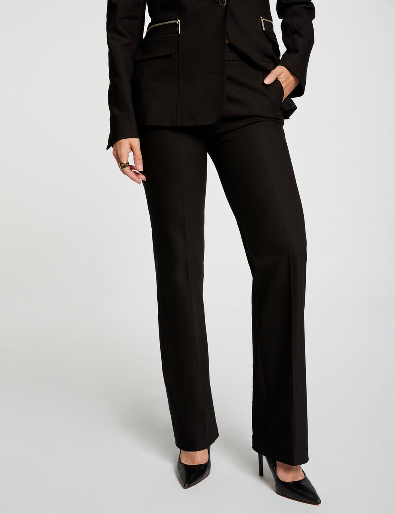 Figurbetonte Hose schwarz damen