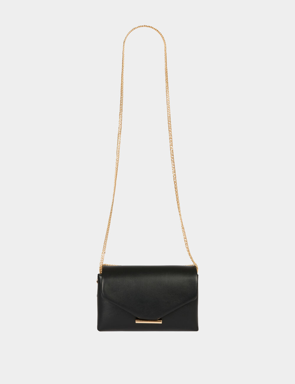 Sac bandouli&egrave;re similicuir noir femme