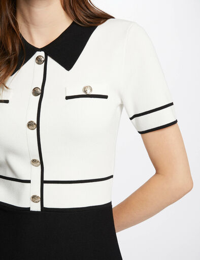 kurzes gestricktes a linien kleid elfenbein damen Kurzes, gestricktes A-Linien-Kleid elfenbein damen