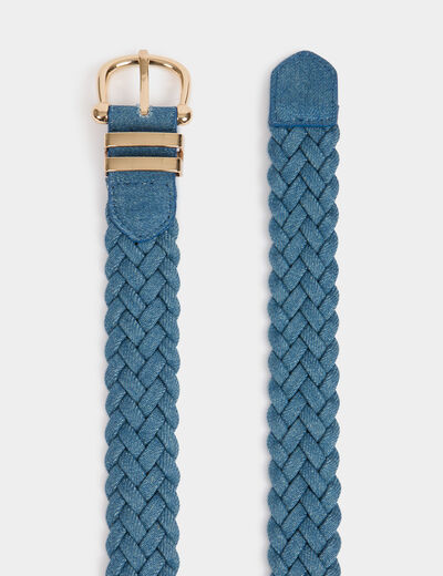 Geflochtener Jeansgürtel stone denim damen