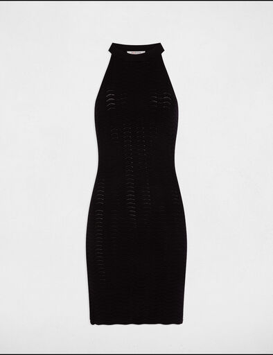 kurzes tailliertes strickkleid schwarz damen Kurzes, tailliertes Strickkleid schwarz damen
