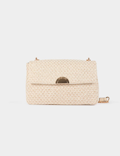Sac à paillettes jaune or femme