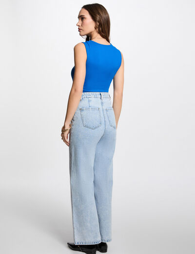 Ärmelloses Top elektrisch blau damen