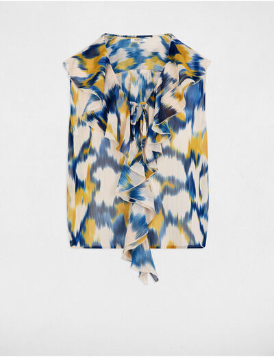 Blouse sans manches multicolore femme
