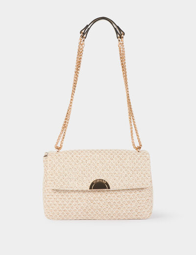 Sac à paillettes jaune or femme