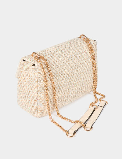 Sac à paillettes jaune or femme