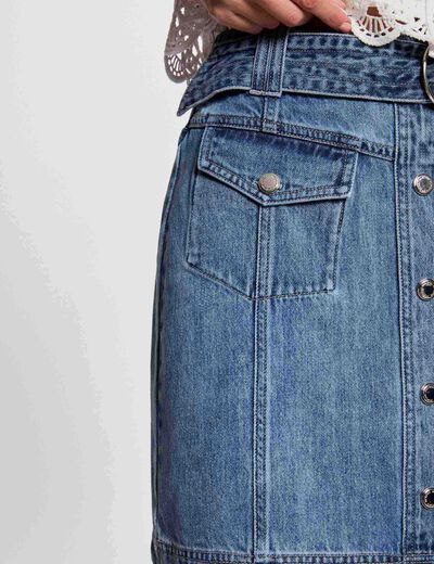 Kurzer Jeansrock stone denim damen