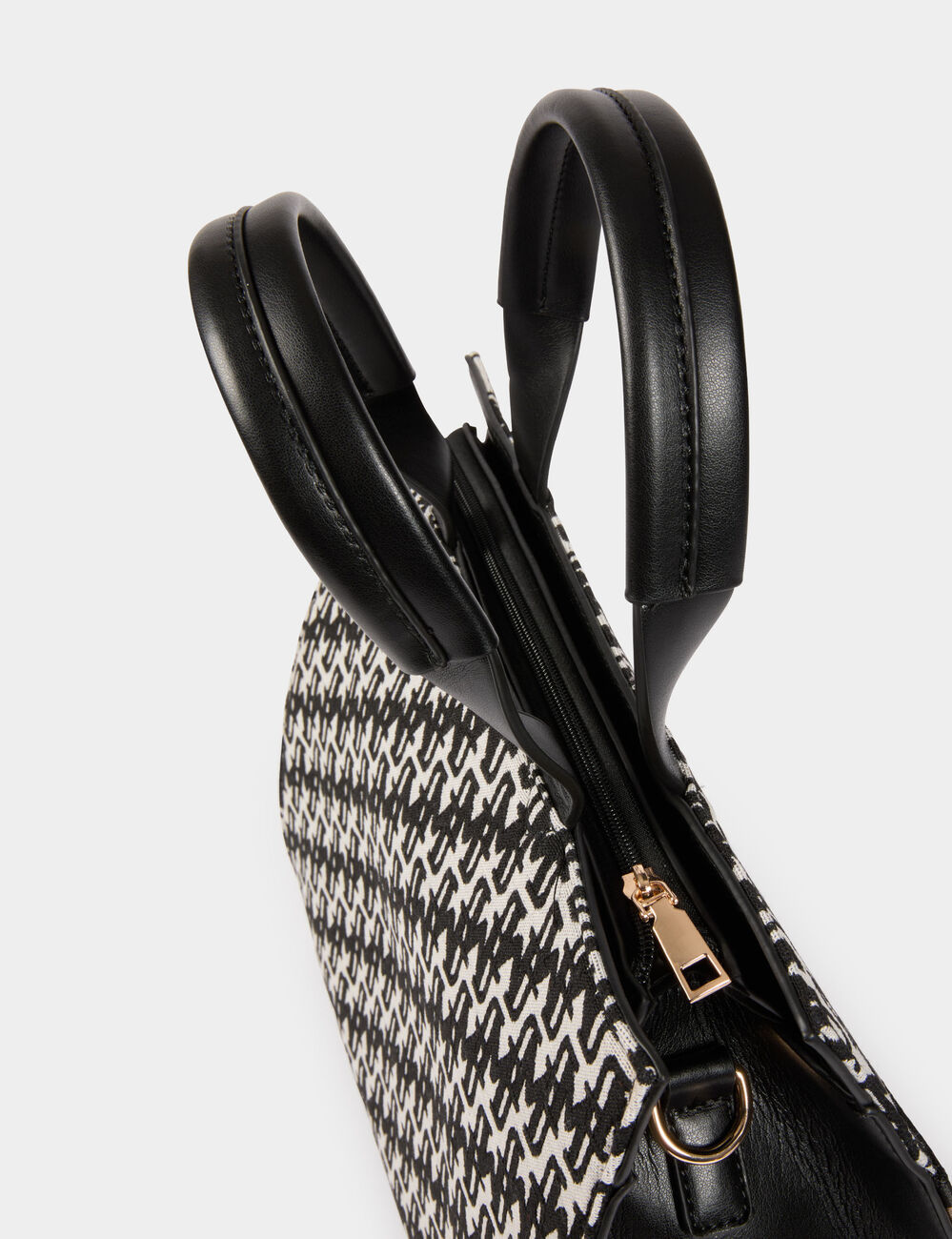 Sac monogramm&eacute; noir femme