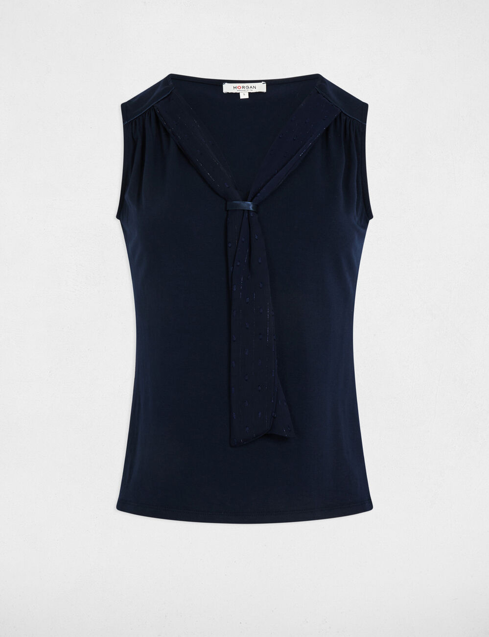 Ärmelloses T-shirt marineblau damen