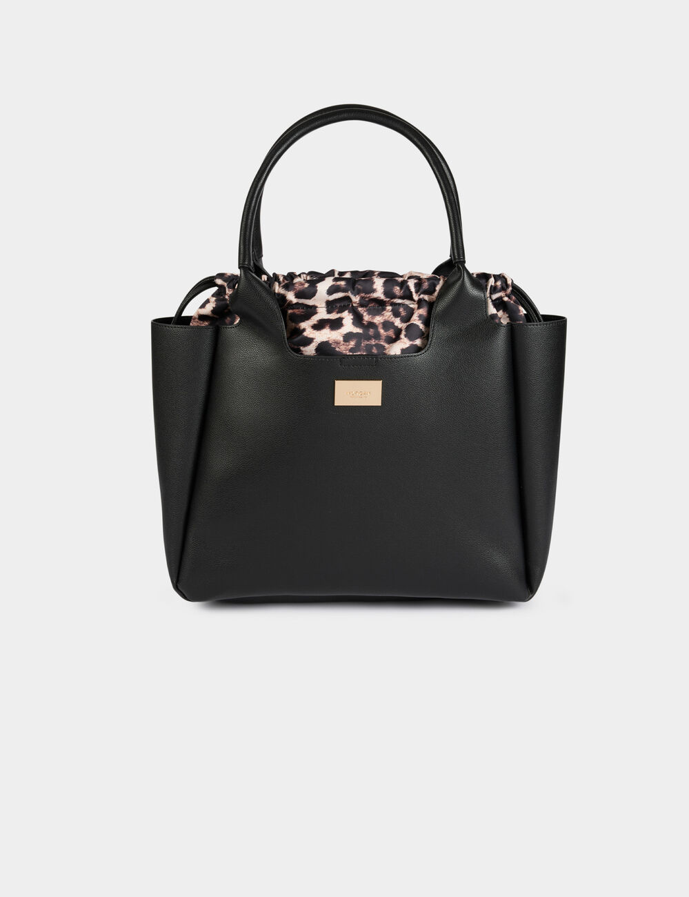 Sac cabas avec pochette noir femme
