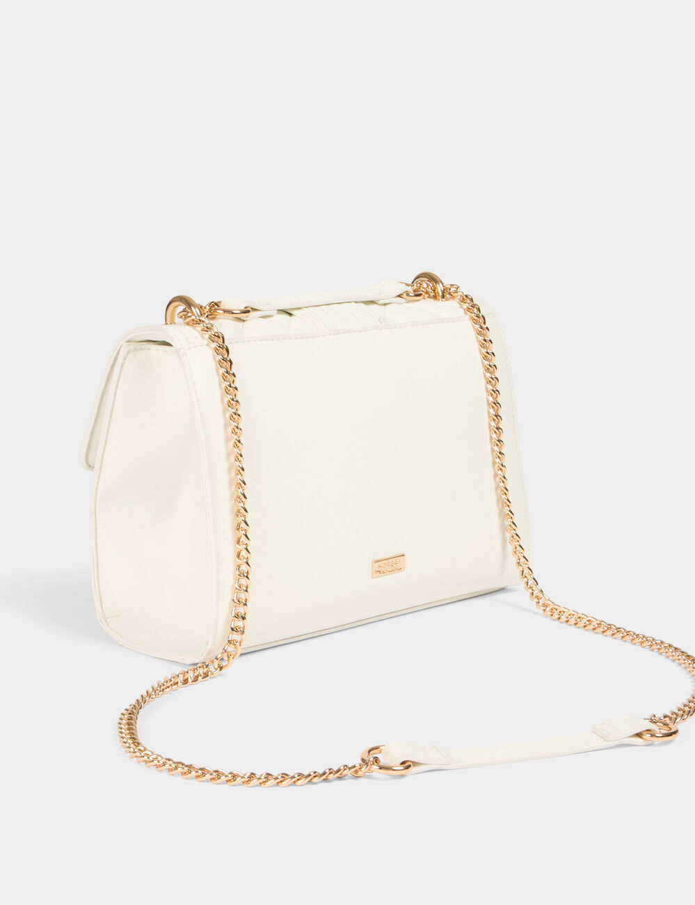 Gesteppte Clutch weiss damen