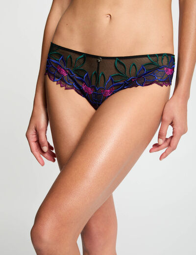 Spitzen-Shorty schwarz damen