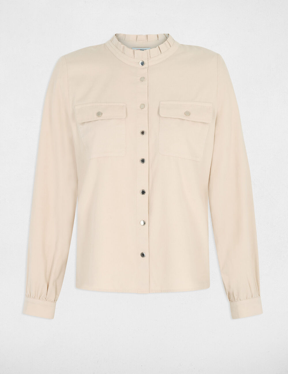 Cordhemd elfenbein damen