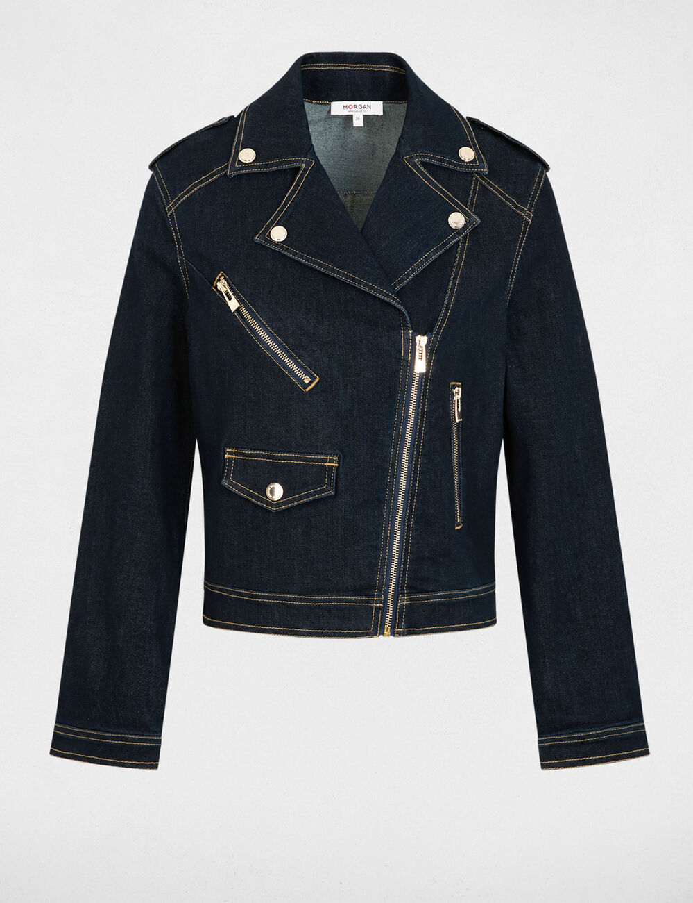 Oversize-Jeansjacke blau damen