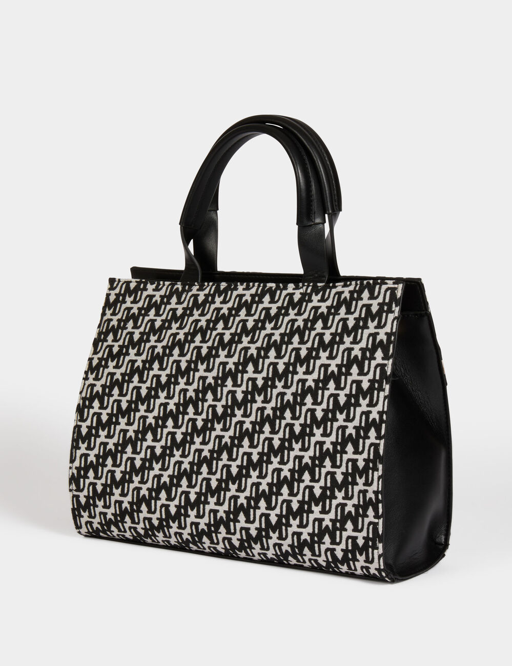 Sac monogramm&eacute; noir femme