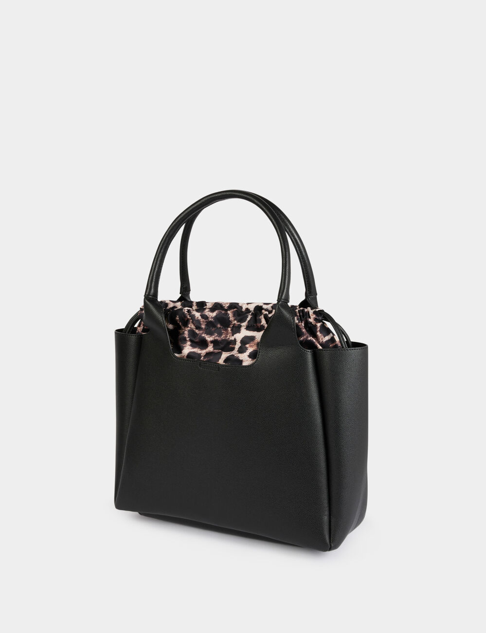 Sac cabas avec pochette noir femme