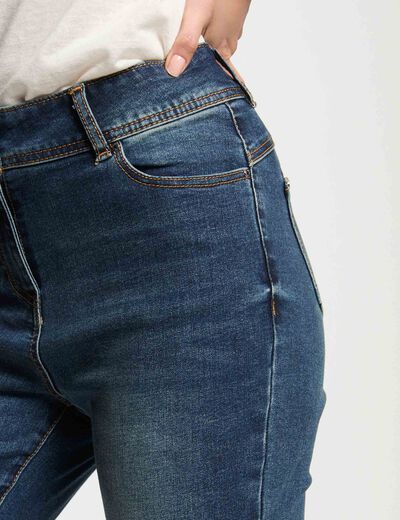 7/8 Slim-Jeans stone denim damen