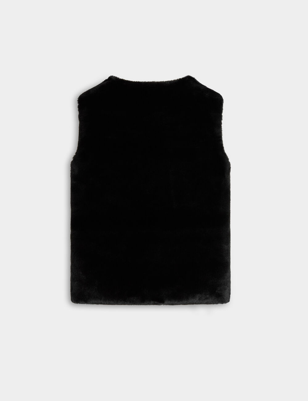 Gilet sans manches noir femme