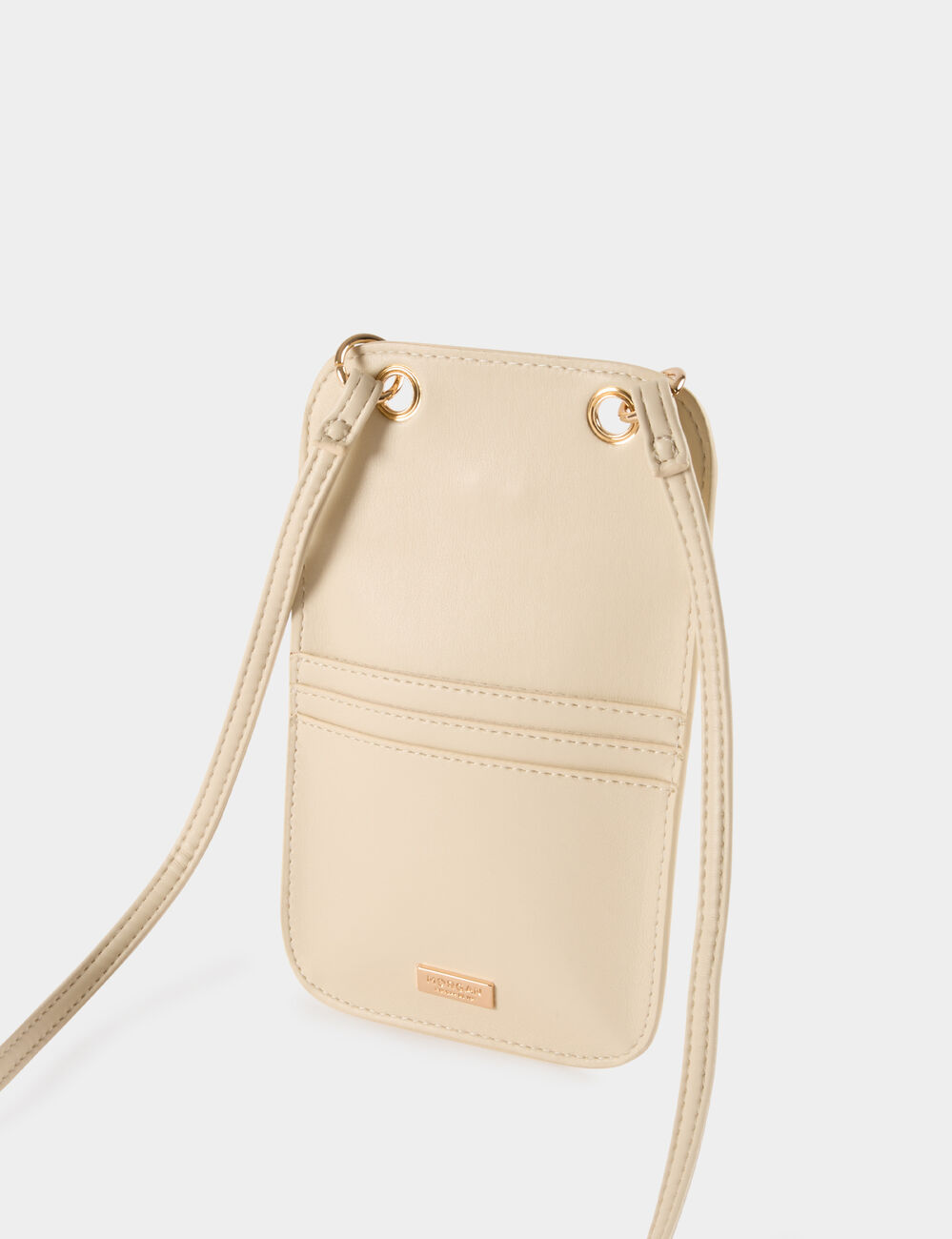 Herztaschen mit Schnalle elfenbein damen