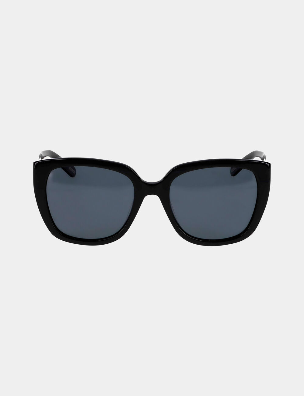 Eckige Sonnenbrille schwarz damen
