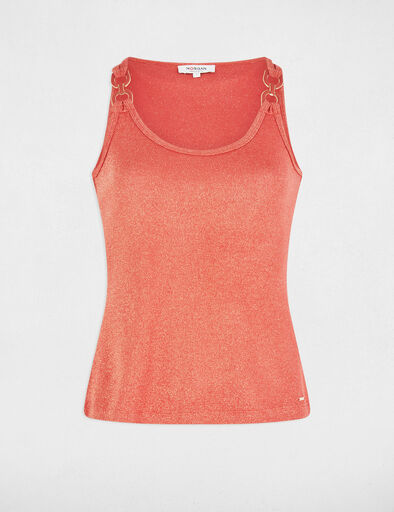 debardeur sans manches orange fonce femme Débardeur sans manches orange foncé femme