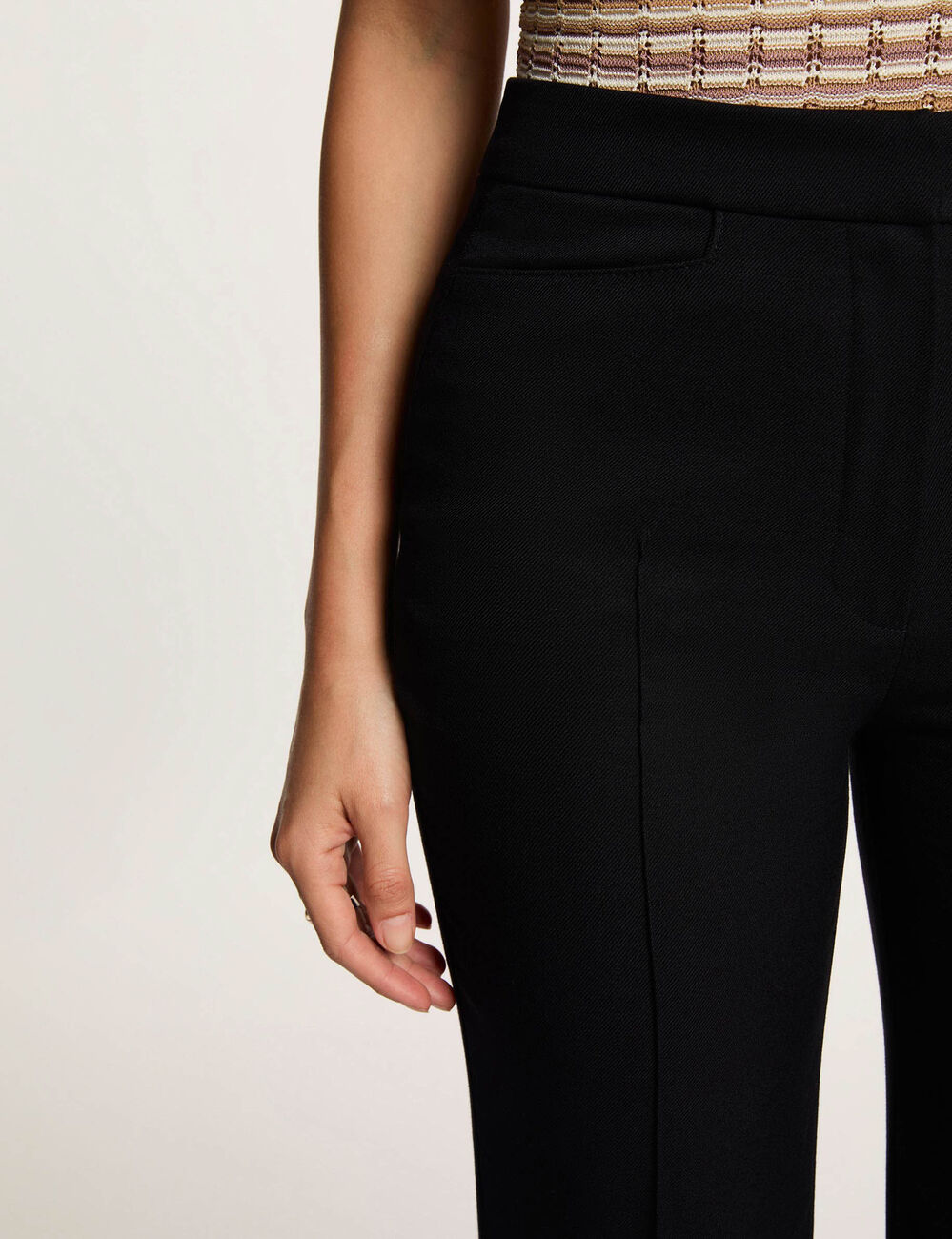 Bootcut-Hose marineblau damen