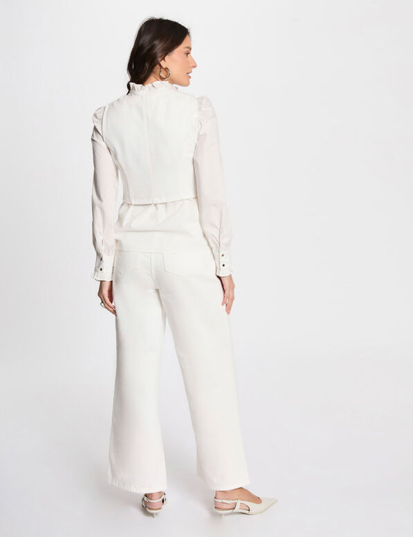 armellose jeansweste weiss damen Ärmellose Jeansweste weiss damen