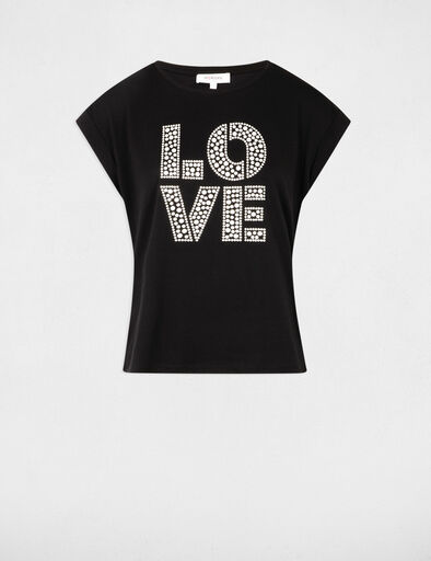 t shirt mit aufdruck schwarz damen T-Shirt mit Aufdruck schwarz damen