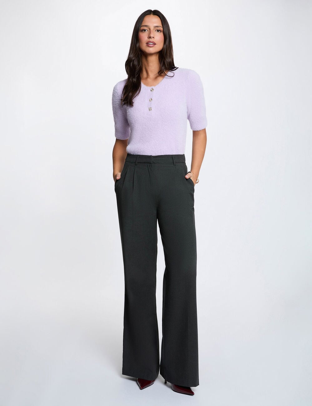 Kurzarm-Pullover parma damen
