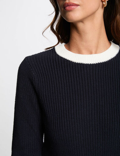pull manches longues bleu marine femme Pull manches longues bleu marine femme