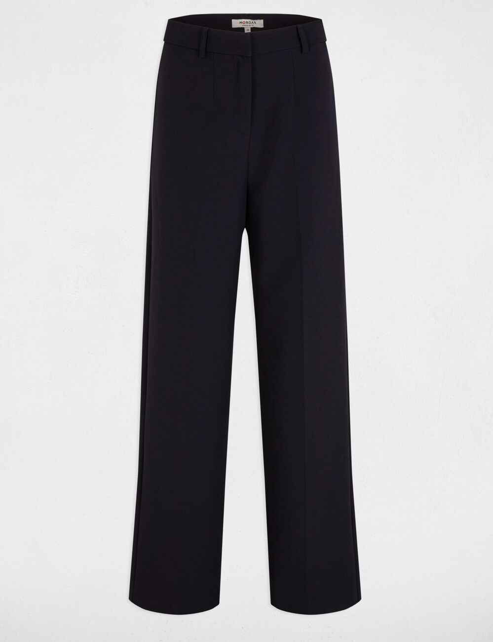 Gerade Hose mit Abnähern marineblau damen