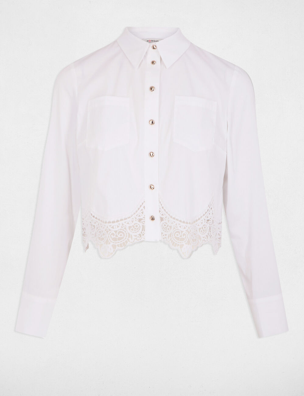 Langarmhemd weiss damen