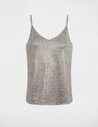 top mit dunnen tragern gris clair damen Top mit dünnen Trägern gris clair damen