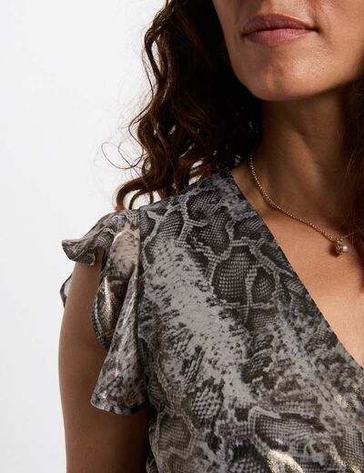 Robe longue cache c¿ur multicolore femme