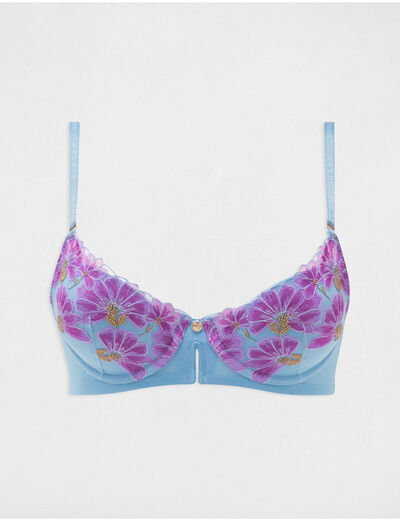 Soutien-gorge coques bleu femme