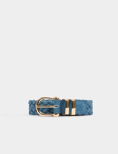 Geflochtener Jeansgürtel stone denim damen
