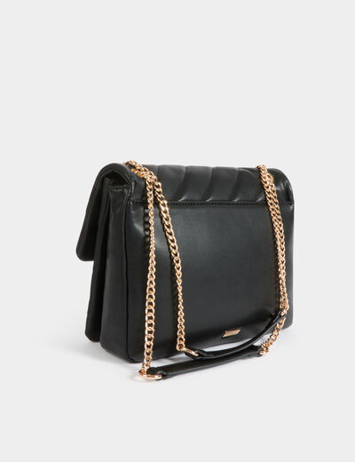 Sac matelassé noir femme