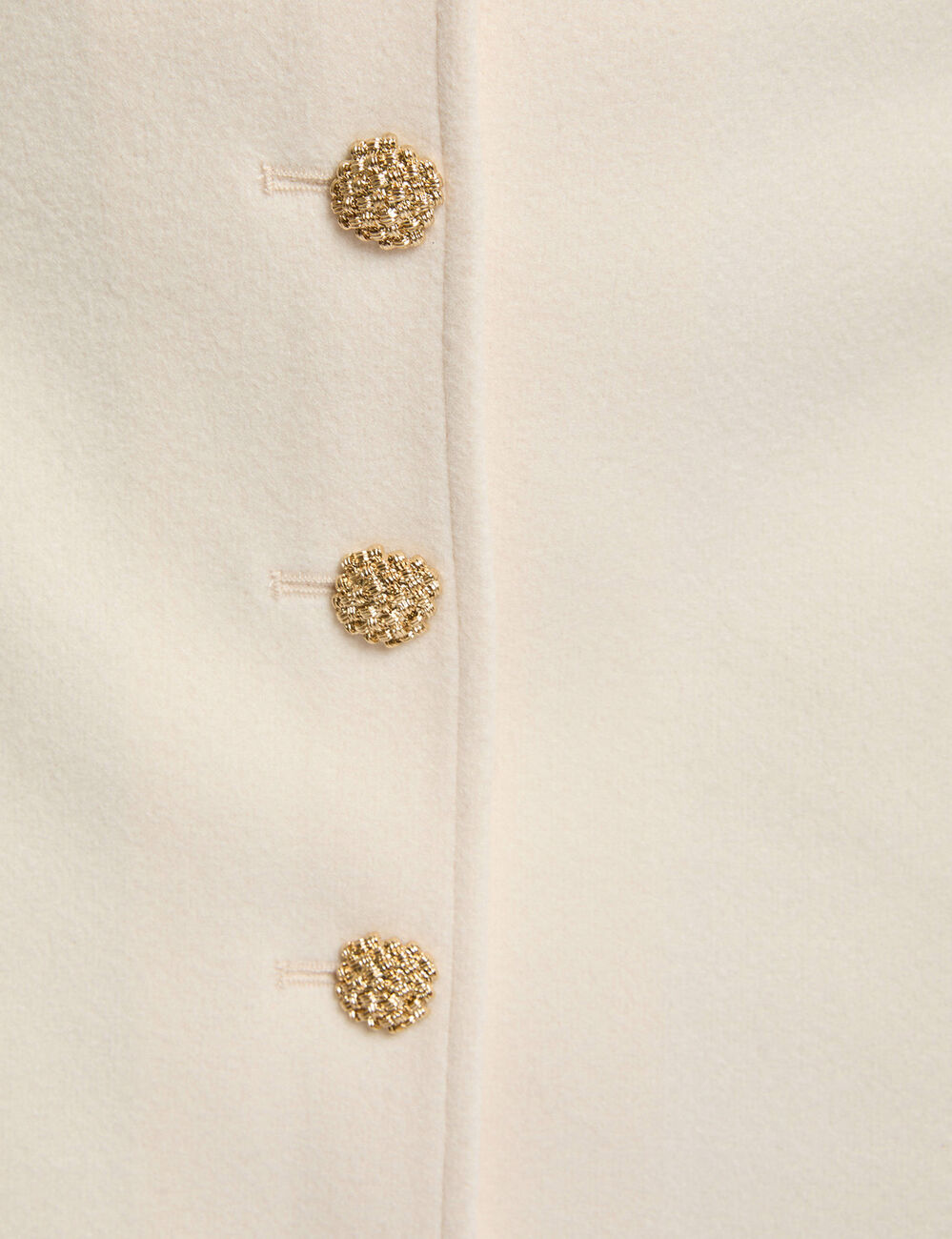 Jupe courte ajust&eacute;e ivoire femme