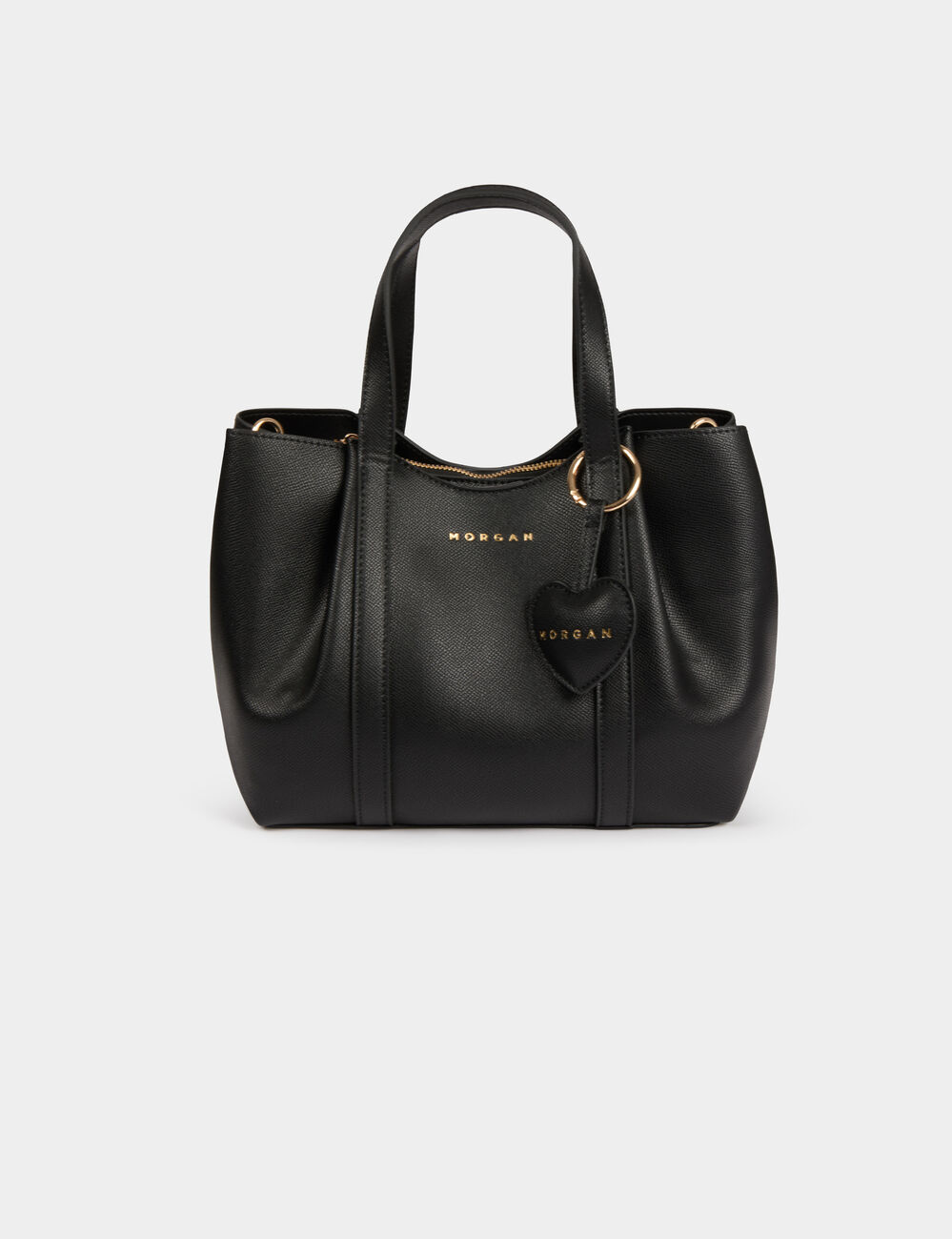 Sac cabas similicuir noir femme