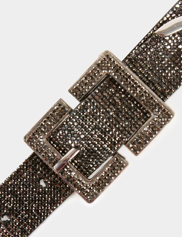 gurtel mit strasssteinen gris clair damen Gürtel mit Strasssteinen gris clair damen
