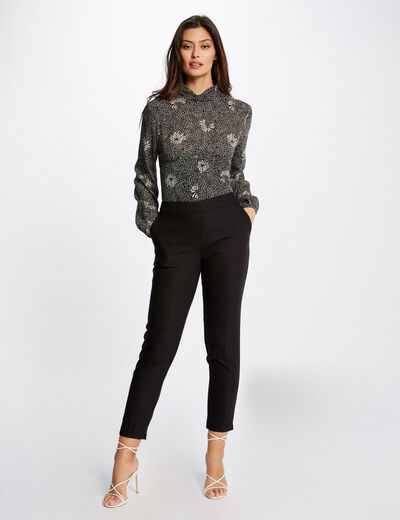 7/8-Zigarettenhose schwarz damen