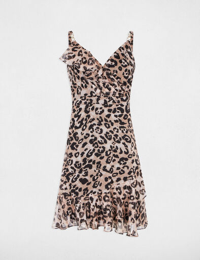 kurzes a linien kleid mit print mehrfarbig damen Kurzes A-Linien-Kleid mit Print mehrfarbig damen