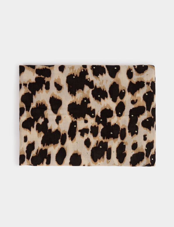 leopardenprint schal mehrfarbig damen Leopardenprint-Schal mehrfarbig damen