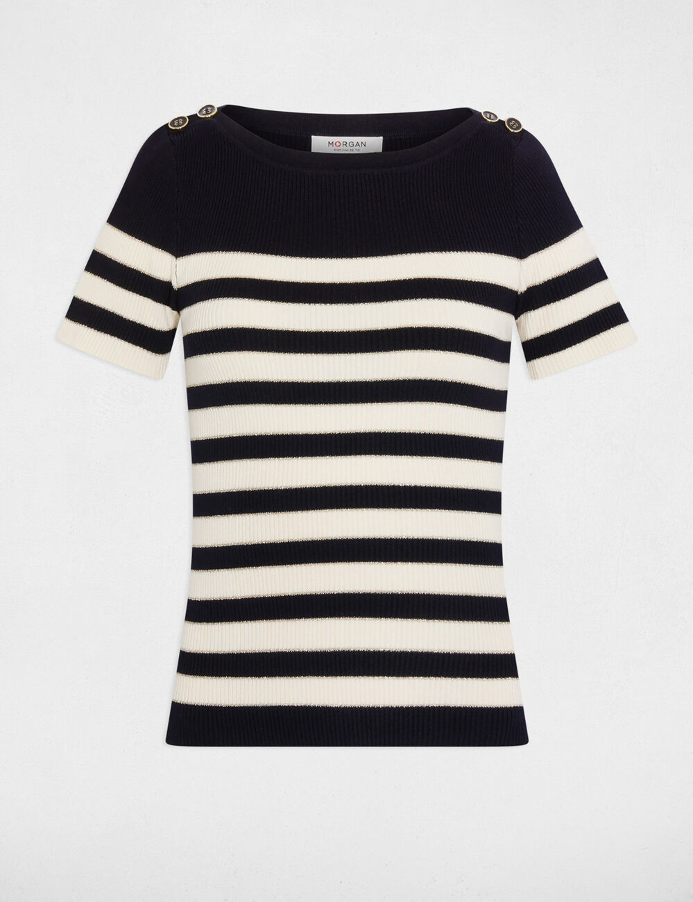 Pullover mit Rundkragen marineblau damen