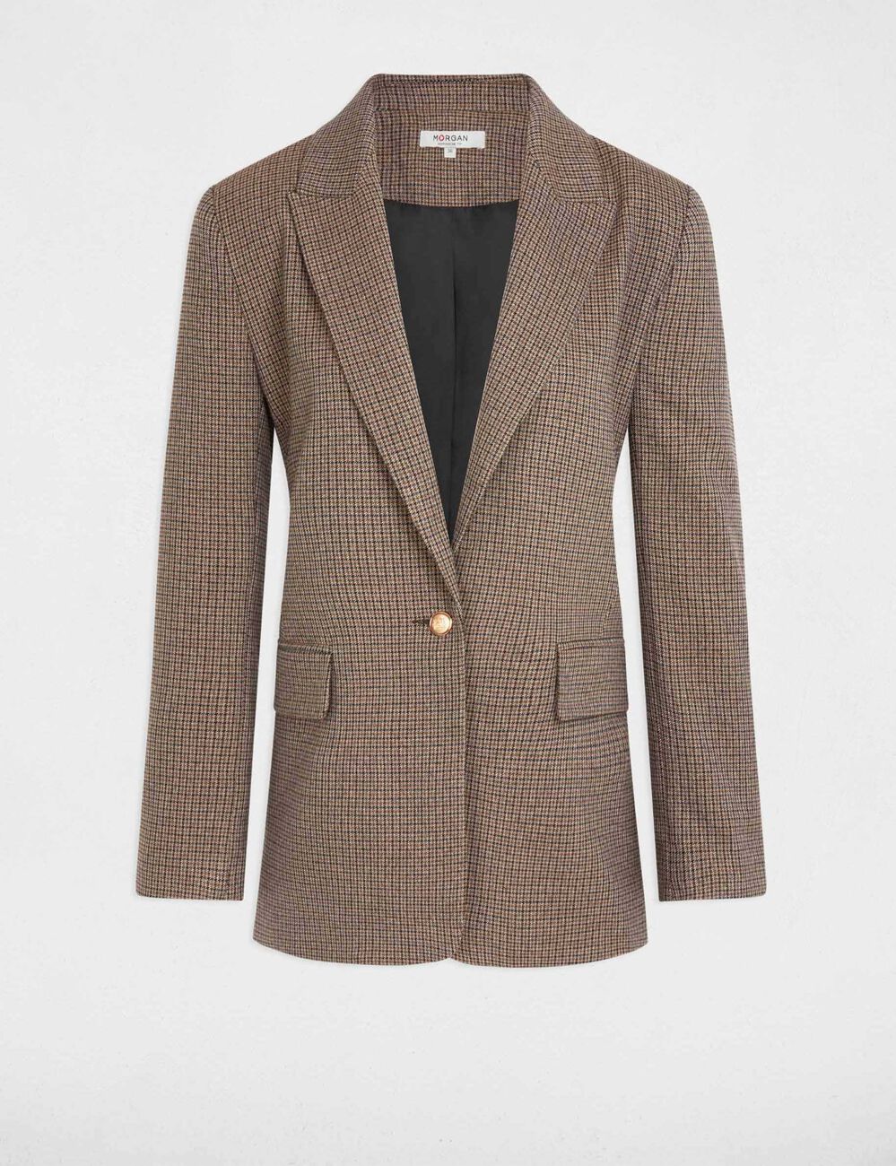 Gerade geschnittener Blazer mehrfarbig damen