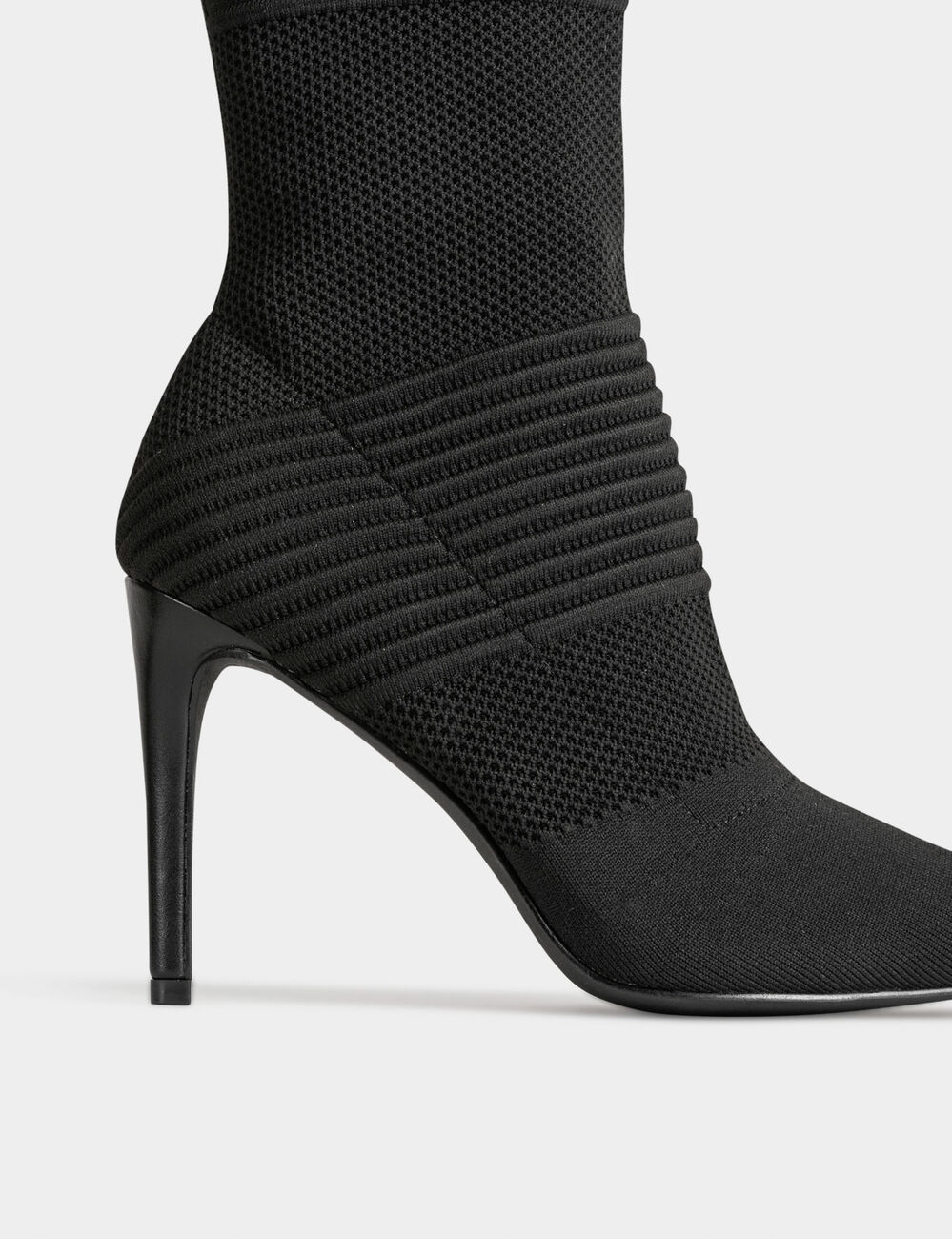 Stiefeletten mit Stiletto-Absatz schwarz damen